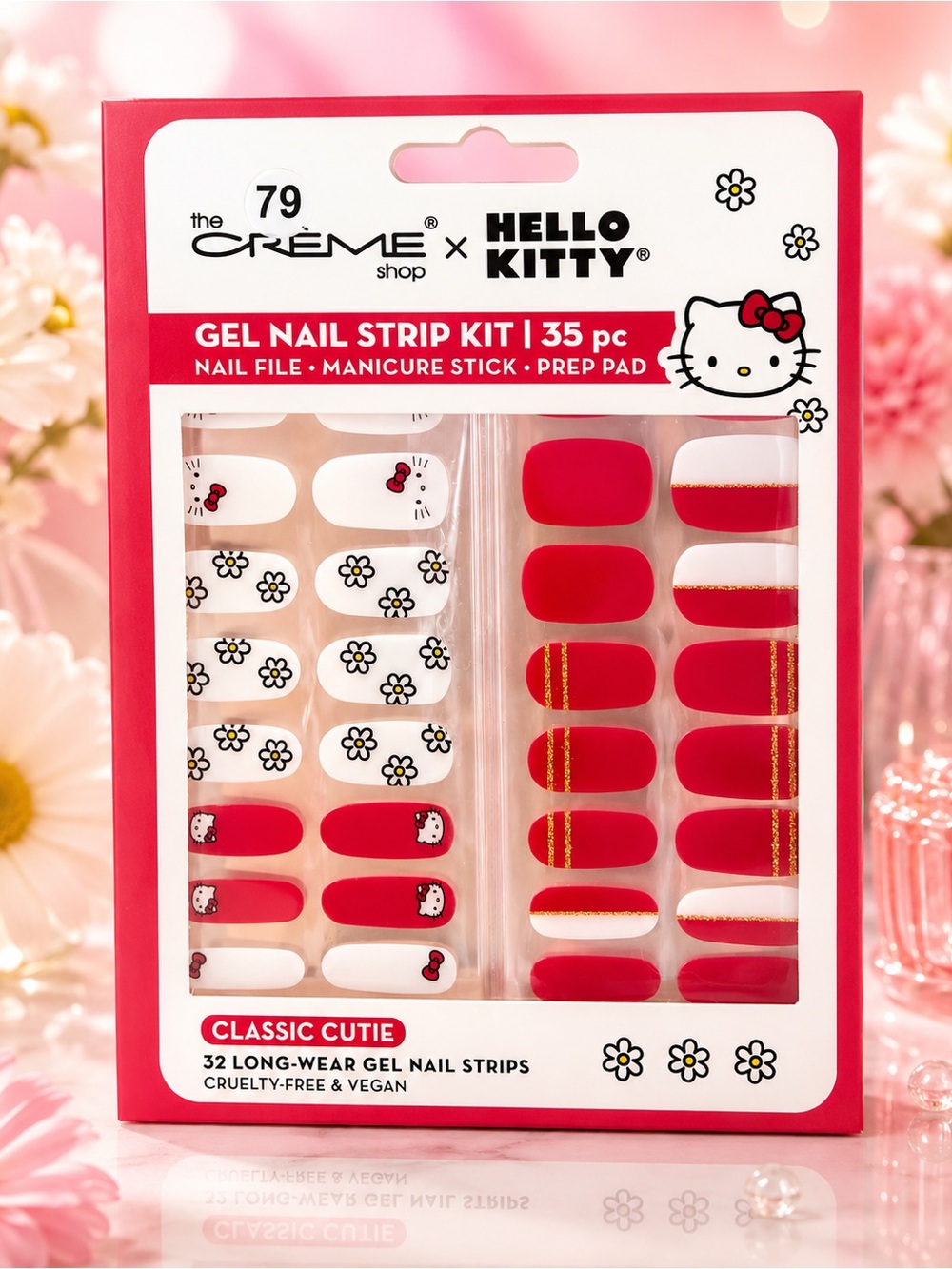 The Crème Shop x Hello Kitty Classic Cutie Gel Nail Strip Kit